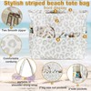 LOIDOU Large Beach Tote Bag Waterproof Sandproof Beach Pool bag