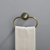 Towel Ring + 12 Inch Towel Bar, Brass Bathroom Accessories