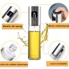 Dispensador de Aceite de Cocina, Pulverizador de Aceite, Botella Transparente