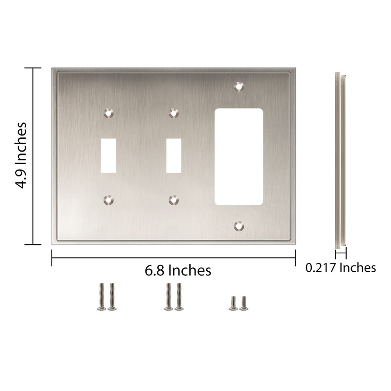 Henne Bery Soft Modern Decorative Wall Plate Switch Plate Outlet