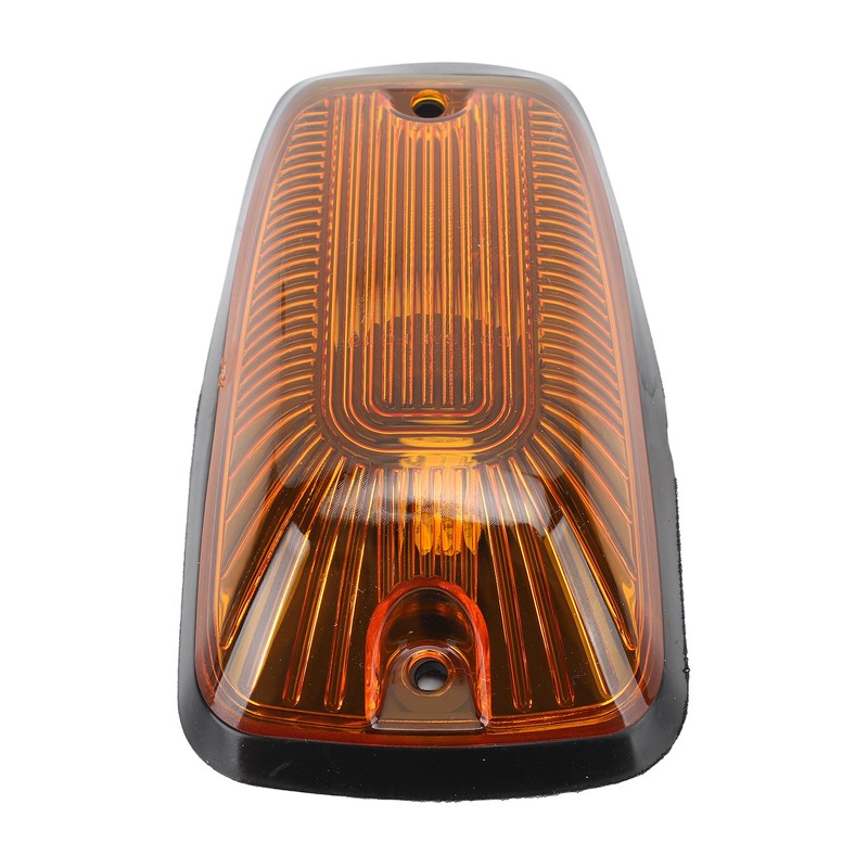 5Pcs Cab Marker Light Weatherproof Amber Teardrop Cab Top Running
