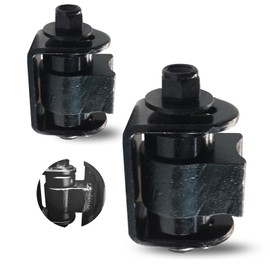 2Pack Adjustable Yoke Pivot Bearing Gate Hinge, Heavy Duty Sealed Bearing Gate Hinge,Weld onto The Gate for Welding on Larger Iron or Steel Vehicular Pedestrian Gates