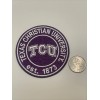 TCU Texas Christian Horned Frogs Vintage Embroidered Iron On Patch