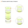 HARFINGTON 15pcs Small Cylindrical Bubble Level Vials 4.5x12mm PMMA Mini