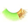 Color Eyelashes (Green with Gold Tinsel) C401
