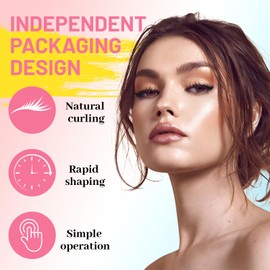 Wimpernlifting Set,Leicht Zu Bedienen Kit für Natürliche & Dickere Wimpern,Lash Extension Set Einfach zu Hause anzuwenden,Für Ausdrucksvollen Schwung Ohne Wimpernzange,Schonend & Einfach