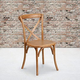 Flash Furniture HERCULES Series OAK Cross Back Chair