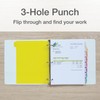 Oxford Plastic Binder Dividers for 3 Ring Binder, Durable Plastic