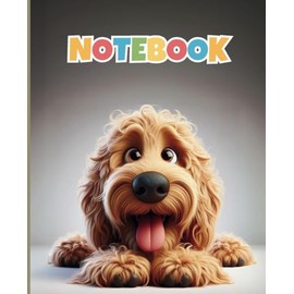 Pawsome Notebooks - Happy Note Taking & Doodling: Featuring a cute and happy Cockapoo on the front cover | 120 pages | Each section has one side for doodling and one side for note-taking