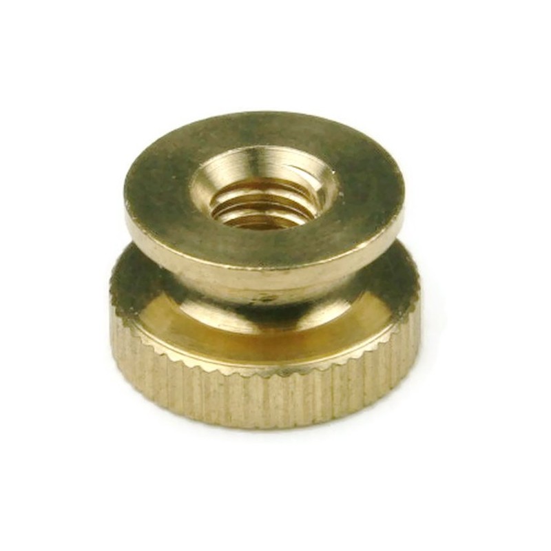 Knurled Thumb Nuts Brass Circular Knurl Nuts #12-24 Qty 25
