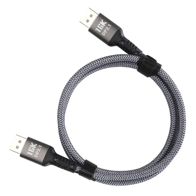 DisplayPort 2.1 Cable 16K 30Hz 40Gbps 3D Dynamic HDR Male