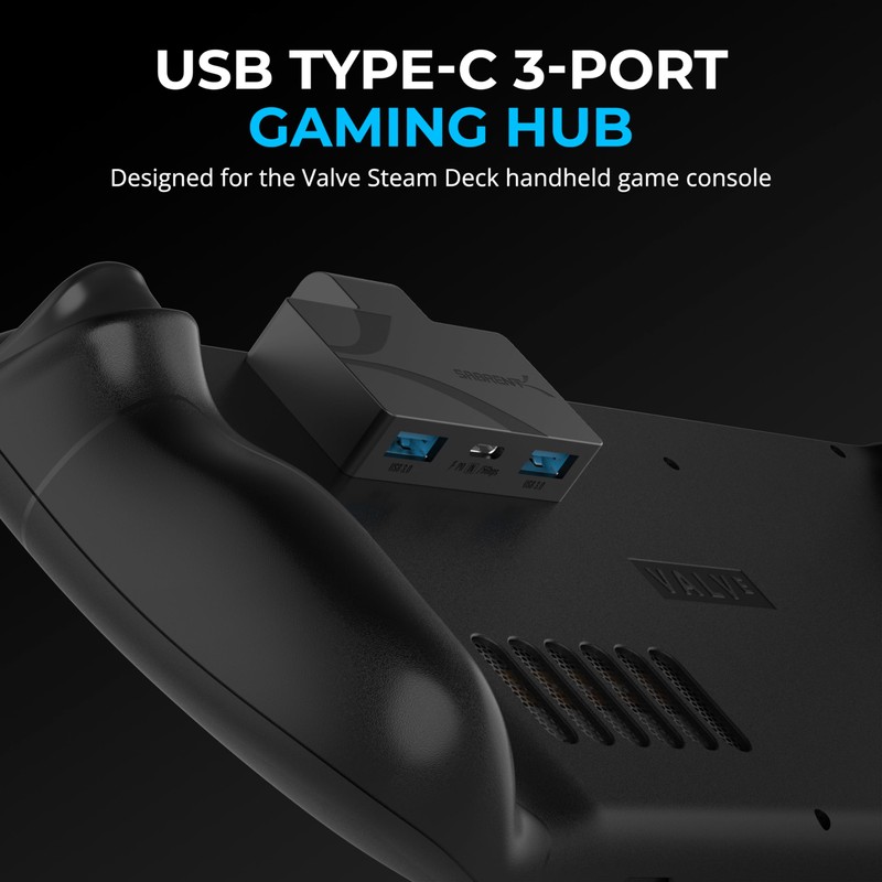 SABRENT Hub USB Tipo C de 3 Puertos para Plataforma