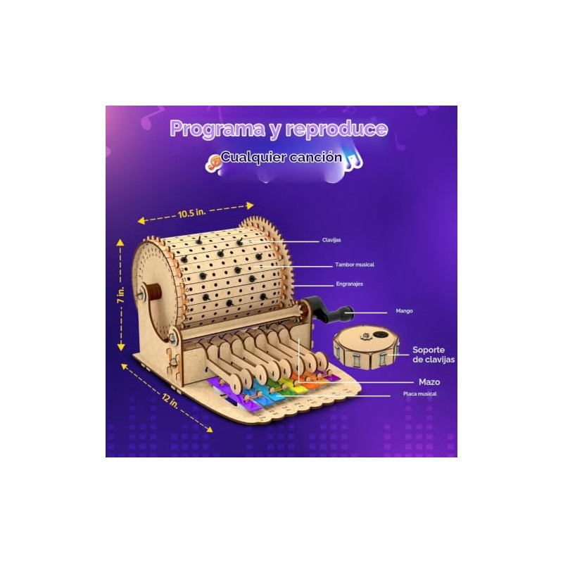 Smartivity Máquina de música DIY de juguete para niños de