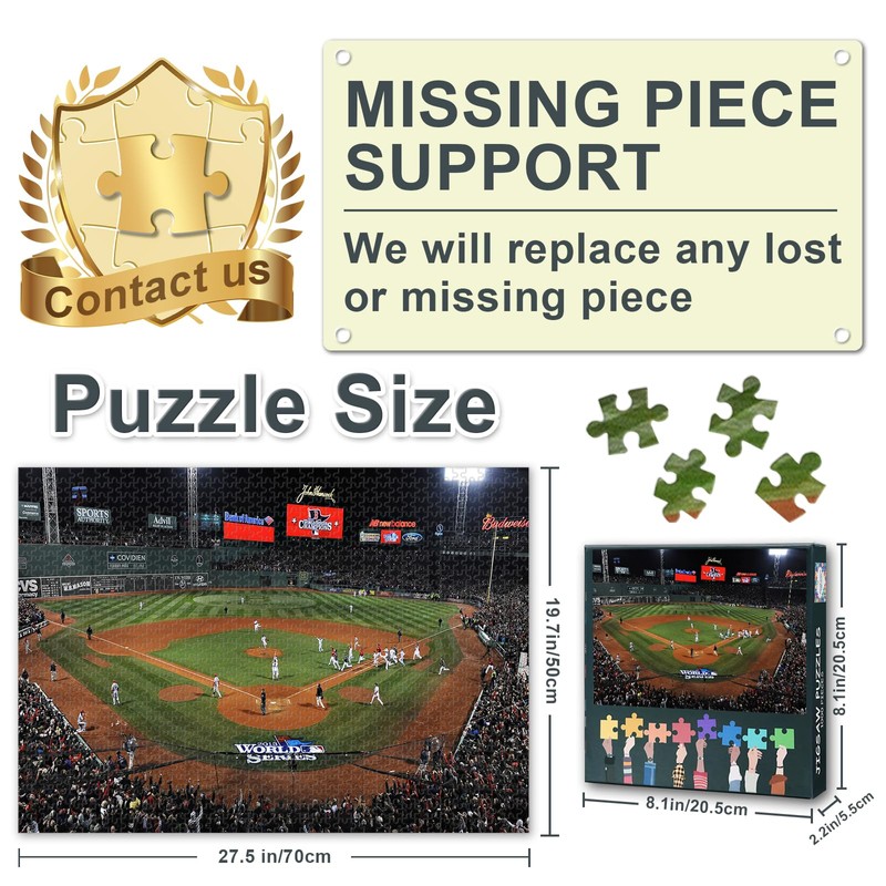 Baseball Stadium Puzzles for Adults 1000 Pieces Fenway Park in