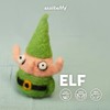Woolbuddy Needle Felting Kit - Elf Christmas, Complete Felting Kit