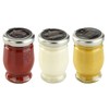 Le Must Premium Glass Condiment Assortment Mini Jars (Le Must