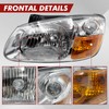 YOOCOO Headlight Assembly Compatible with 2007 2008 2009 Kia Spectra