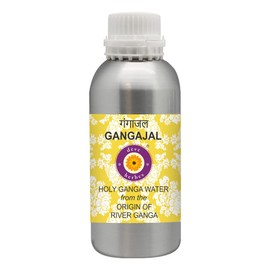 Deve Herbes Gangajal Holy Ganga Water from The Origin of River Ganga at Devprayag in Aluminium Bottle 630ml