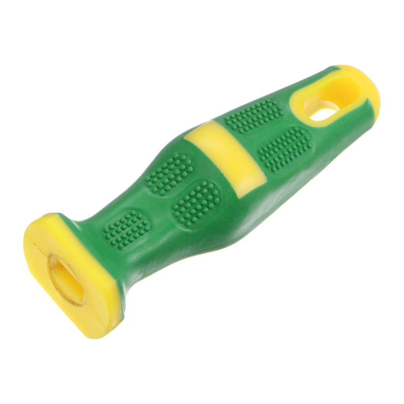 sourcing map Rubber File Handle 4.5 Inch Rectangular Hole Ergonomic