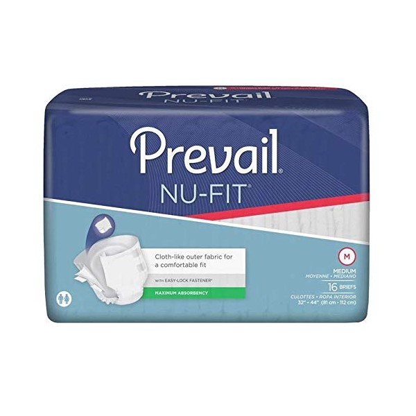 Nu-Fit Adult Diapers - Medium 96/cs