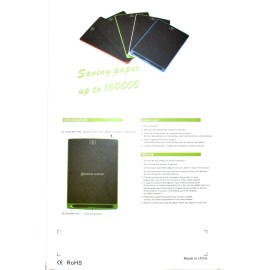 Unbranded  LCD Writing Tablet 8.5 inch Handwriting Board Pads Four Colors Great Gift - Black