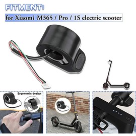 Electric Scooter Thumb Throttle Accelerator for Xiao Mi M365 Pro 1S Waterproof Connector Accessories Grip Finger Throttle Booster Speed Control Throttle Accelerator Replacement Part