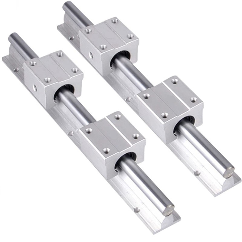 GUWANJI 2Pcs SBR20-1200mm Slide Linear Rail with 4Pcs SBR20UU Square