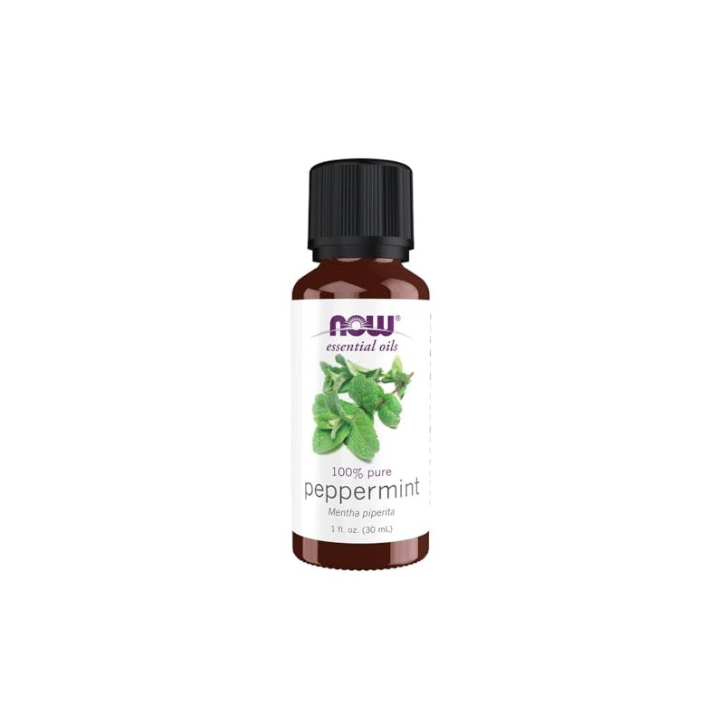 Peppermint Essential Oil 1.0 fl oz (30 ml) NOW Essential