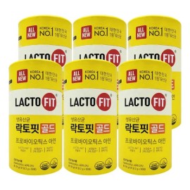 Lactopit Gold ALL NEW Live Lactobacillus 2g x 50 packs, 6 intestinal health So / 락토핏 골드 ALL NEW 생유산균 2g x 50포 장건강 6개 So