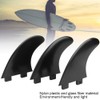 3Pcs FCS Surfboard Tail Water Fin Set Left Middle Right