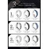 BALLIO Fake Earrings, Men's, Ear Cuffs, Non-Hole Earrings, One Earring,