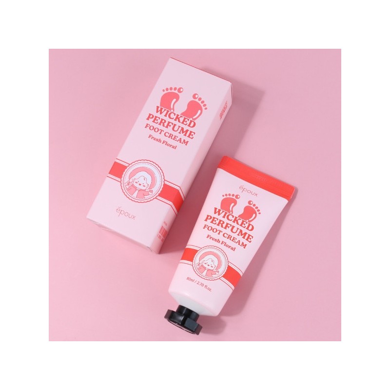(1+1)Eppu Fragrance Witch Foot Cream Fresh Floral 80ml Foot Cream
