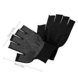 SEWACC 5 Pairs Fingerless Gloves for Women Non Slip Knit Mittens with Enhanced Grip for Hiking Running and Everyday Use Durable Comfortable Half Finger Gloves