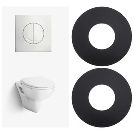 Be In Your Mind Pack of 4 Cistern Seal 65 x 28.5 x 3 mm Compatible with WISA Compatible with DAL from 1988.07 Toilet Tank