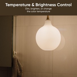 Wyze Lifestyle Bulb White, 800LM A19 Tunable-White Wi-Fi Smart Light Bulb, Compatible with Alexa and Google Assistant, 2.4GHz, No Hub Required, 2700K - 6500K, Dimmable, 90+CRI, Timer & Group, 2-Pack