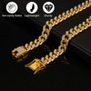 Gold dog chain Diamond Gold chain dog collar Walking Metal