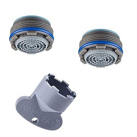 Set of 2 aerators CACHE SLC STD/M 24 x 1 Neoperl with key (pack of 3)