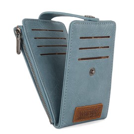 Wrangler Bifold Wallets for Women Vintage Multi Credit Card Holder Womens RFID Blocking Slim Bofild Wallet with Zipper Pocket Coin Purse WG151-238JN