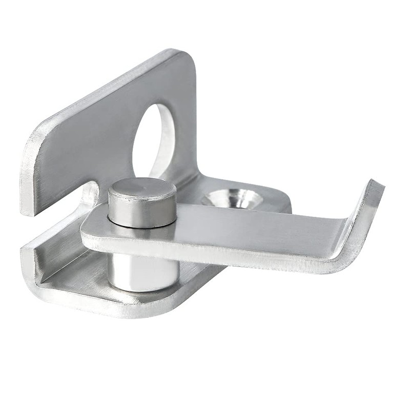 SAYAYO EMS3001-W Stainless Steel Door Bolt Small Lockable with Padlock