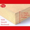 Pepy 20" x 20" Birch Wood Panels; Gallery Depth 1-1/2"