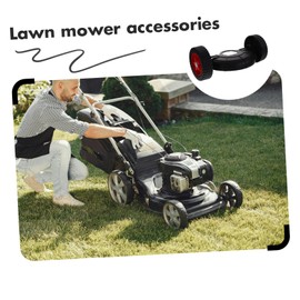 Kisangel 2 Sets Push Mower Caster Wheel Replacement Wheel Hoe Garden Machine String Trimmer Plastic Material