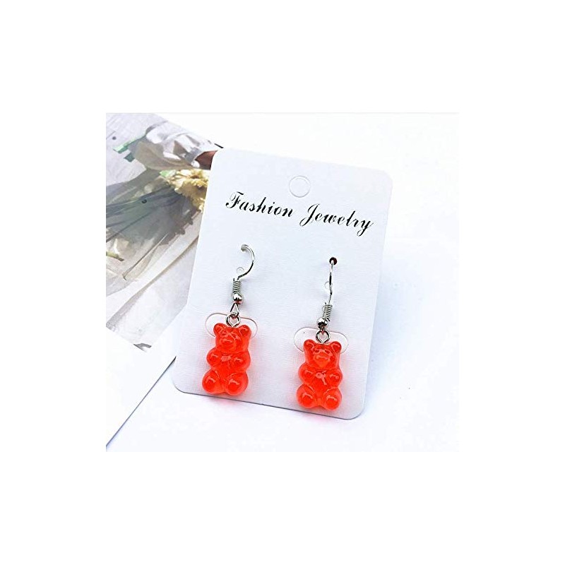 Tiande Creative Food Fruit Acrylic Big Drop Dangle Stud Earrings