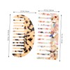 Healvian 2pcs Hair Combs Fine-toothed Wide Toothed Detangling Combs Static