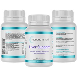 Liver Support Supplement | Milk Thistle, Dandelion Root, Globe Artichoke & Schisandra | Herbal Liver Detox | Relieves Symptoms of Indigestion (60 Vege Capsules, Take 1-2 Daily) by MICRONUTRITION