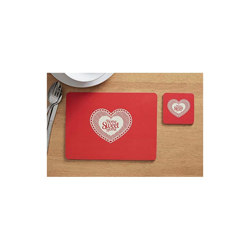 Premier Housewares Home Sweet Home Placemats - Set of 4,
