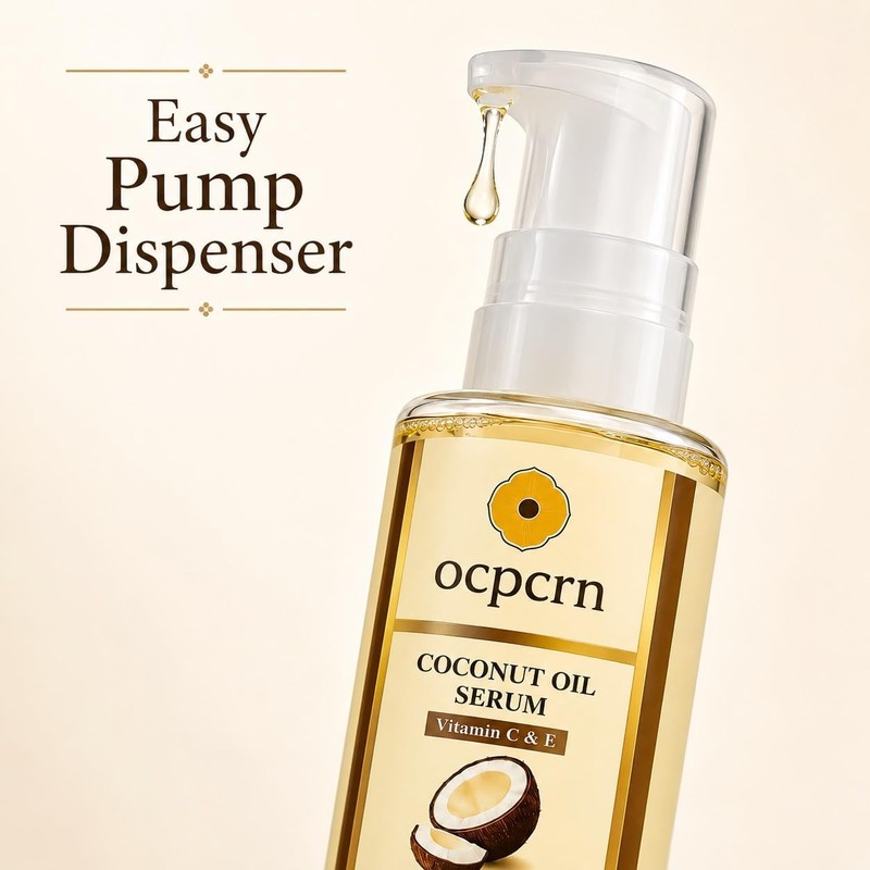 Suero de aceite de coco Ocpcrn con vitamina C y