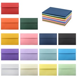 VANRA 150 Pack Colorful Envelopes for Invitations A9 Envelopes Bulk 5-3/4 x 8-3/4 for 5x8 Greeting Cards, Wedding Invitations, Photos (15 Assorted Colors)