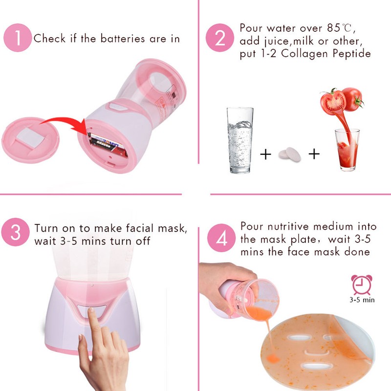 DIY Automatic Face Mask Maker Fruit Vegetable Face Mask Maker