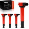 A-Premium (Red) Engine Ignition Coil Pack Compatible with Mitsubishi Outlander