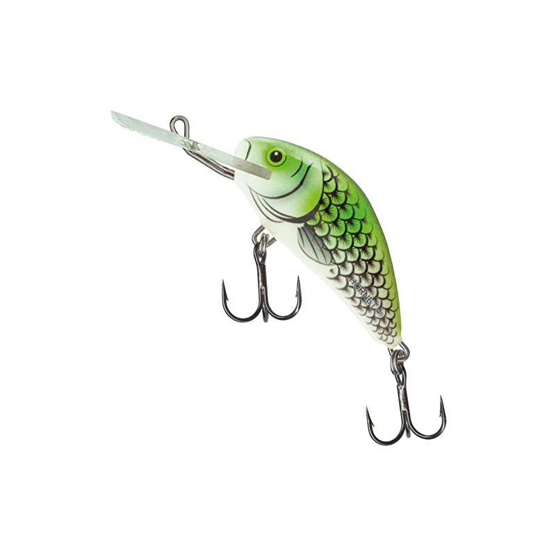 Salmo Hornet Wobbler, Salmo Colours: Olive Hot Spot, Length /